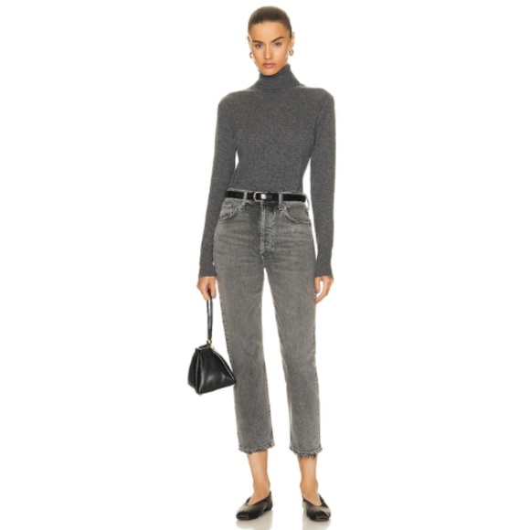 Agolde Riley High Rise Straight Crop Jeans in Century - Picture 10 of 12